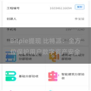 Bitpie提现 比特派：全方位保护用户数字资产安全