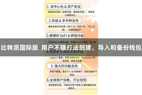 比特派国际版  用户不错打法创建、导入和备份钱包