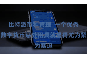比特派币种管理  一个优秀的数字货币惩处用具就显得尤为紧迫